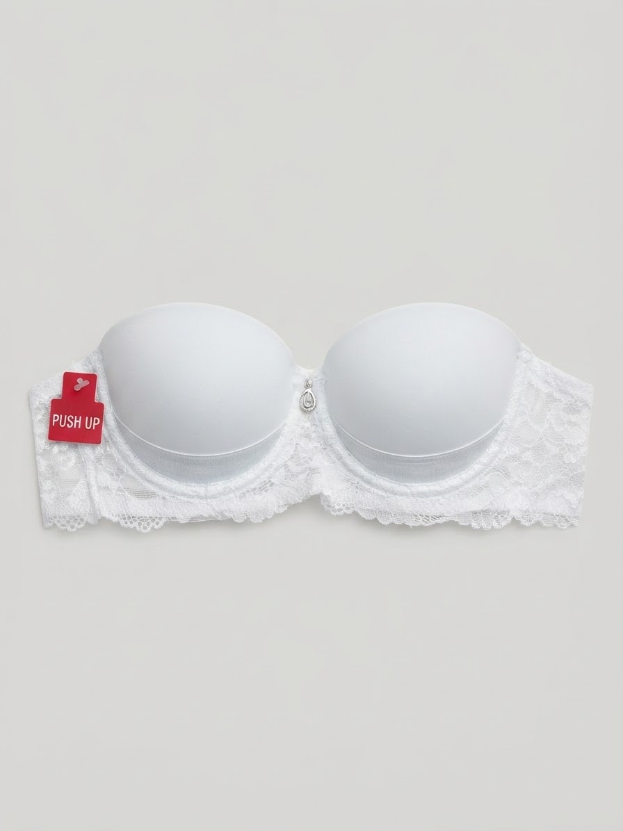 CORPIÑO PERLA, color BLANCO